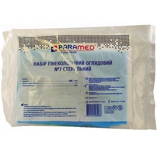 Набір гінекологічний Paramed оглядовий стерильний №7